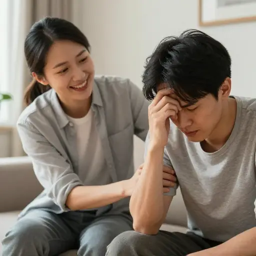 但是人们帮助我，没事的。