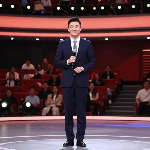 这个节目由一位受欢迎的电视名人主持。