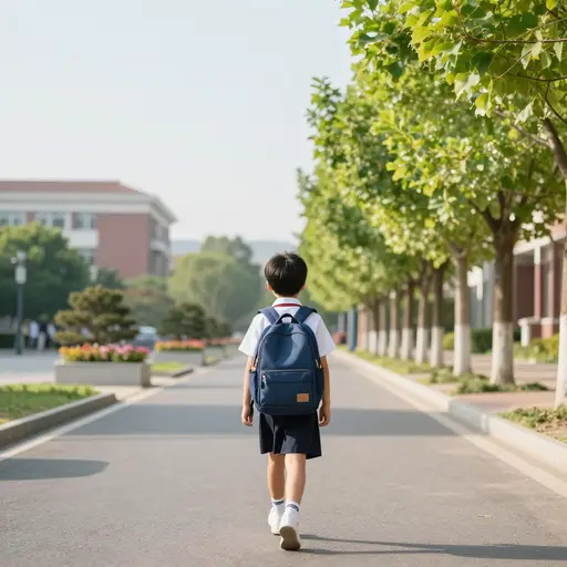 我从周一到周五上学。