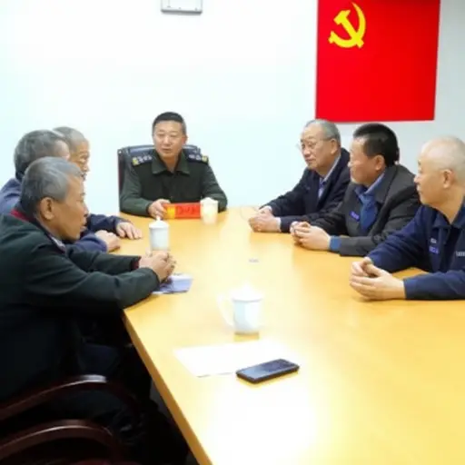这位退伍军人每月都会参加老兵互助会。