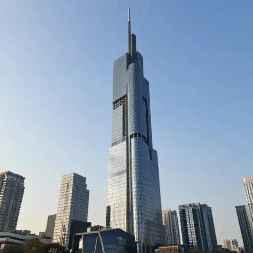 这栋建筑的高度是300米。