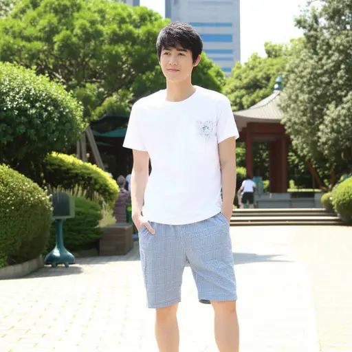 夏天我喜欢穿百慕大短裤，既凉快又舒服。