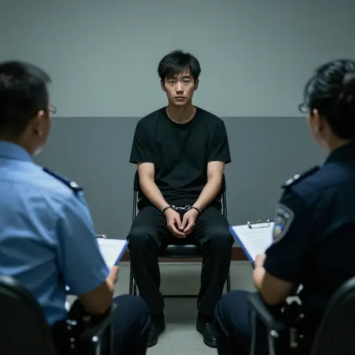 嫌疑人在审讯期间选择保持沉默。