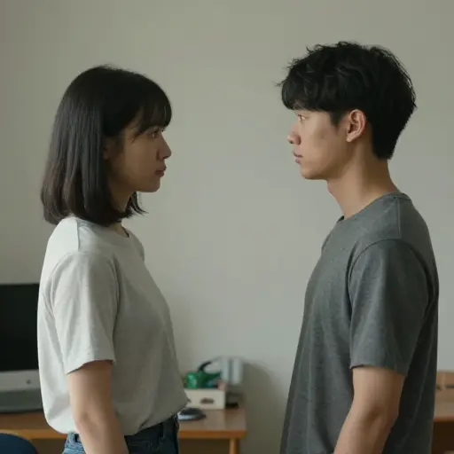 没有动作，没有声音，只有尴尬的沉默。