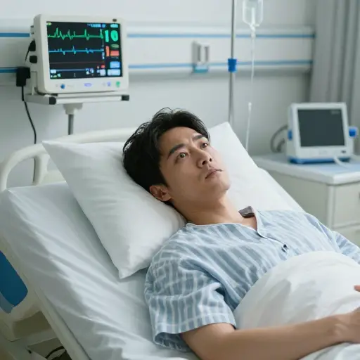 麻醉药效过后，病人慢慢地恢复了意识。