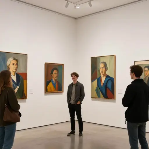 这是这位艺术家在画廊的首展。