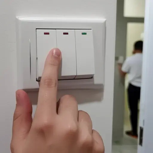 别忘了关灯再离开。