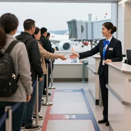 这家航空公司对常旅客提供优先登机服务。