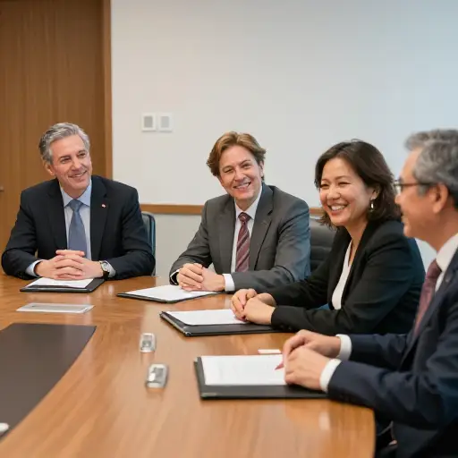 委员会成员们欣慰地发现他们的结论是一致的。