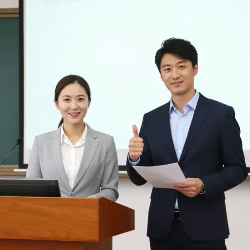 她称赞了他出色的演讲。