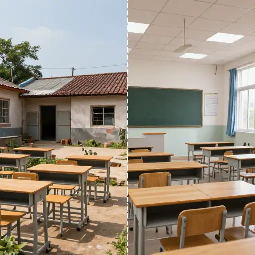 该国不同地区的学校教育质量差异显著。