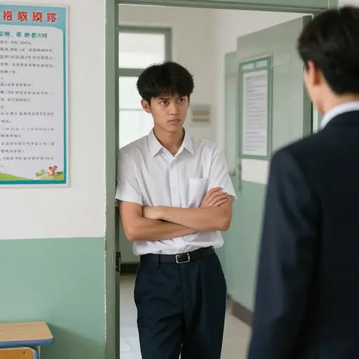 他曾是一个叛逆的青少年，经常挑战权威。