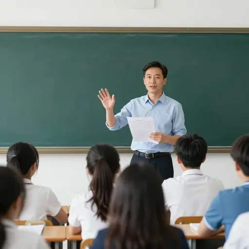 老师明确地说明了考试规则，确保每个人都理解。