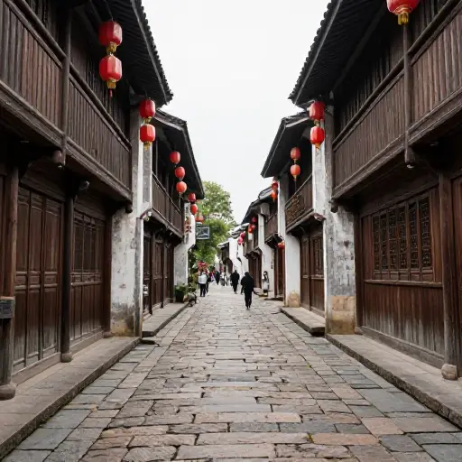 这座古镇的古雅魅力是吸引大多数游客的原因。