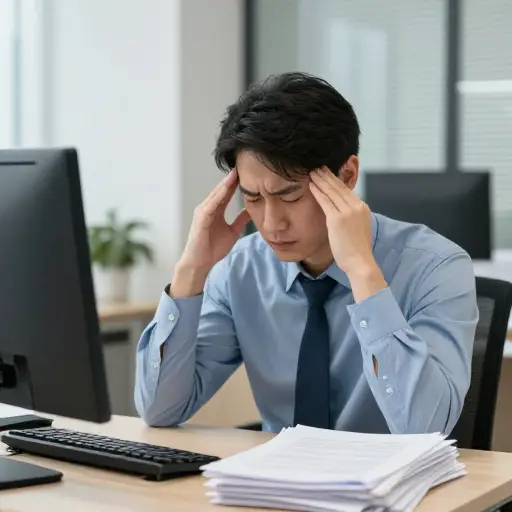 他最近工作一直很艰难。