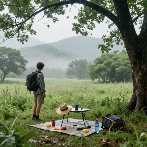 很遗憾天气毁了我们的旅行。