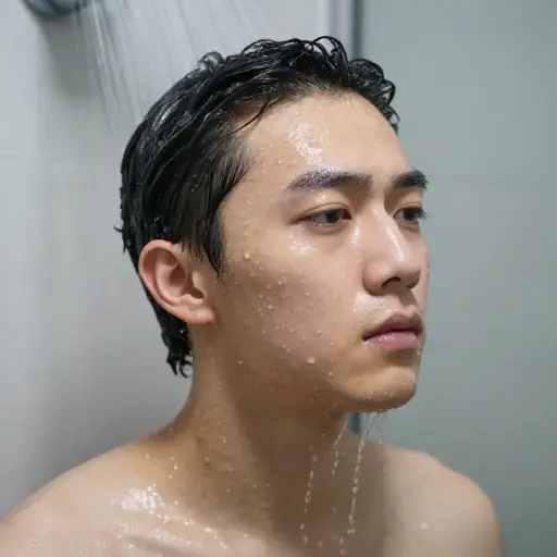 洗澡时，我突然对小说有了灵感闪现。