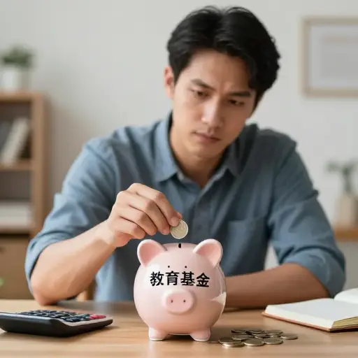 我下定决心每个月存一小笔钱，用于儿子的教育。