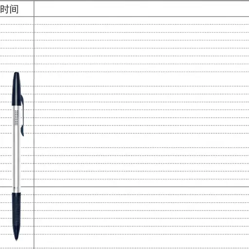 请在表格的时间栏填写出发时间。