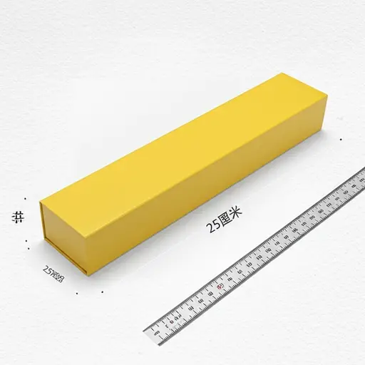 这个盒子的长度是25厘米。