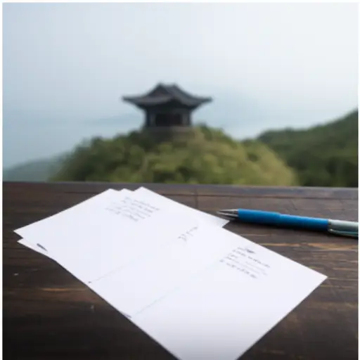 我在旅行时喜欢给朋友寄明信片。