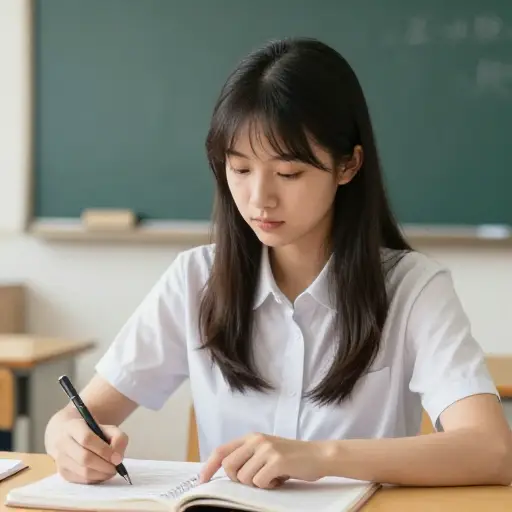 累积的学习时间帮助她在考试中取得了好成绩。