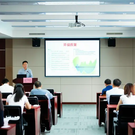委员会主席在会上提出了一项新的环保政策。