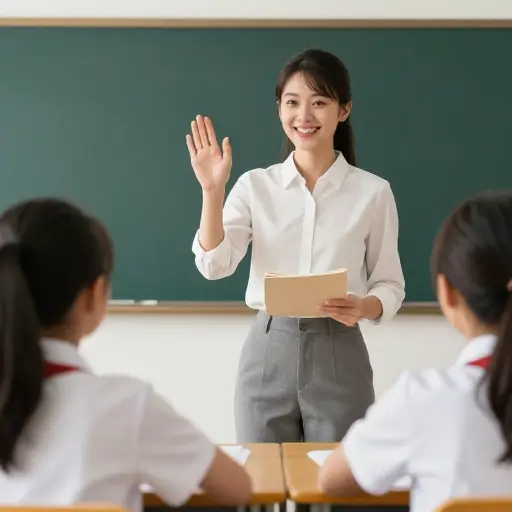 老师说她对我的工作很满意。