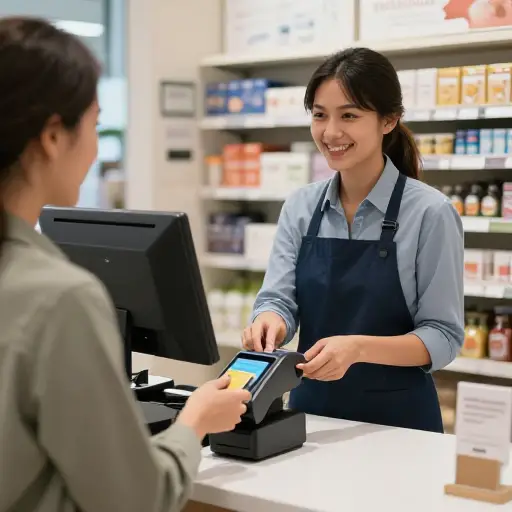 这家商店接受信用卡支付。