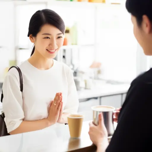 她想要一杯咖啡。