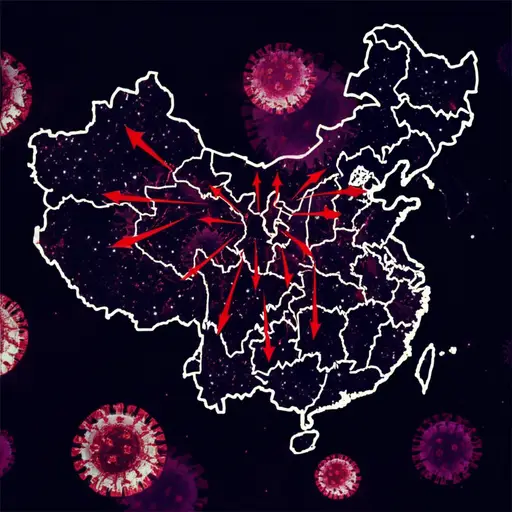 这种流感病毒在全国各地迅速传播。