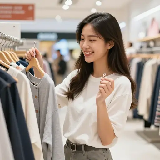 我真的很喜欢买衣服，但不仅仅是衣服，还有像耳环等等的东西！