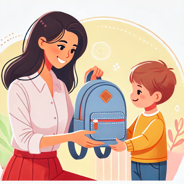 妈妈，我的帽子在哪？在你的包里吗？