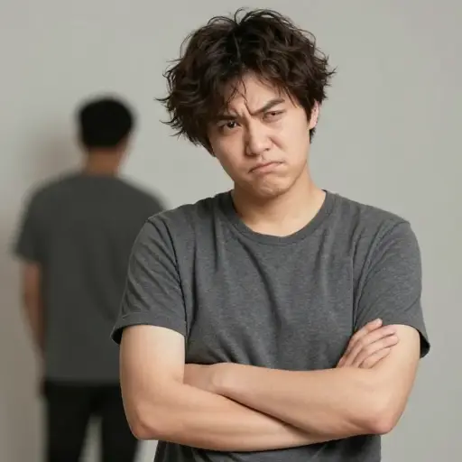 对于他懦弱的行为，我只有蔑视。
