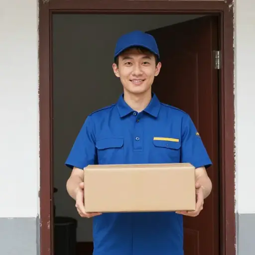 我认为是一个邮递员带来的。