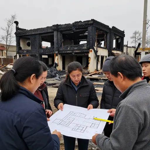 火灾过后，他们决定从零开始重建社区中心。