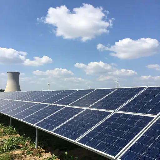 太阳能被认为是核能的一个可行替代方案。