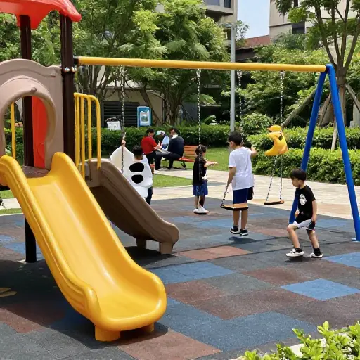 社区筹集资金重建了游乐场。
