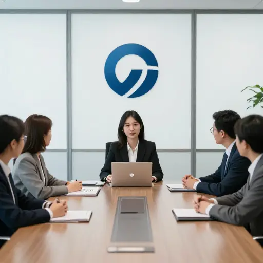 她在一家大型公司的董事会任职。