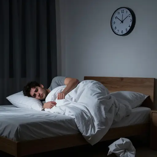 你越是焦虑，睡眠就越少。