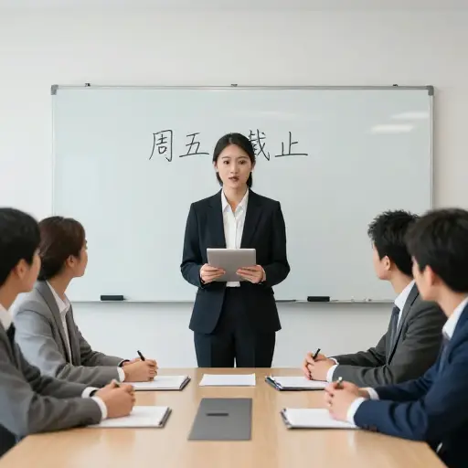 经理给我们布置了一个要在周五前完成的挑战性项目。