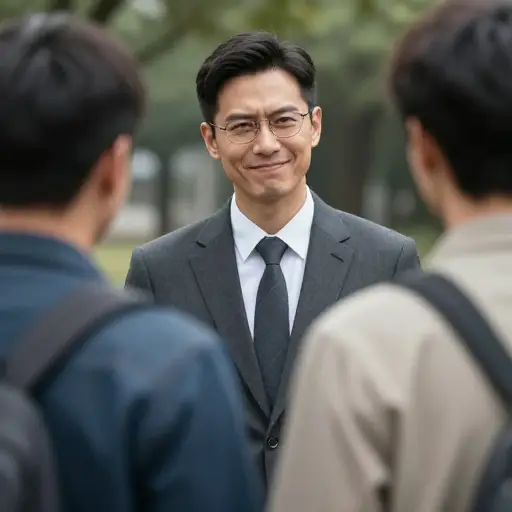 他对那些他认为不如自己的人表现出一种势利的态度。