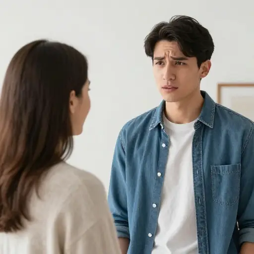 他按字面意思理解她的话，没听懂这个笑话。