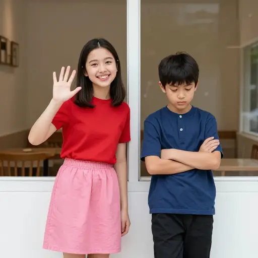 他们的性格简直截然相反。