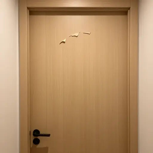 你没看到门上的告示吗？我昨天就贴的。