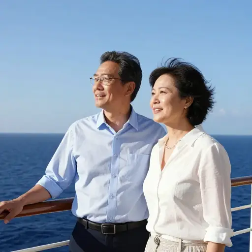我父母今年夏天要去乘船旅行。