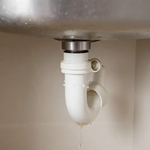 水槽下的排水管堵住了，我需要叫水管工来疏通。