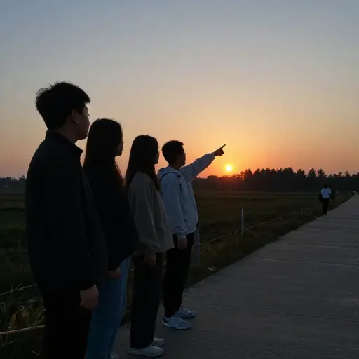 我认为我们现在应该回去了，在天黑之前。