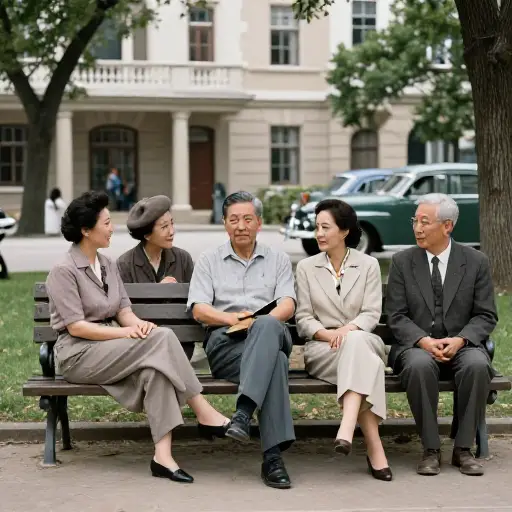 这些人的大多数出生在四十年代。