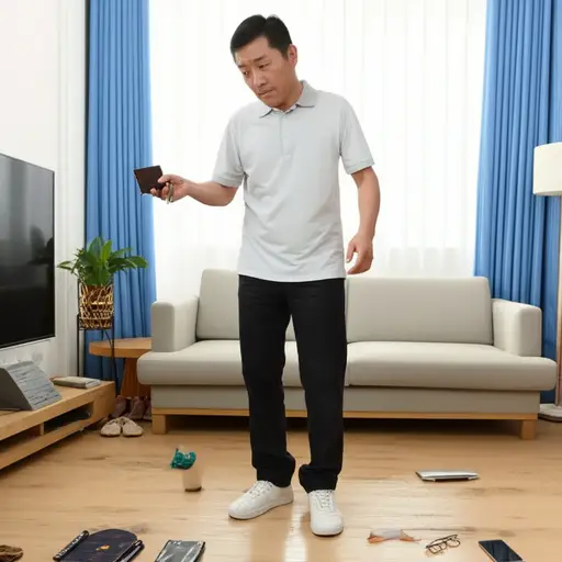 最近他总是忘东忘西，我觉得他有点糊涂了。